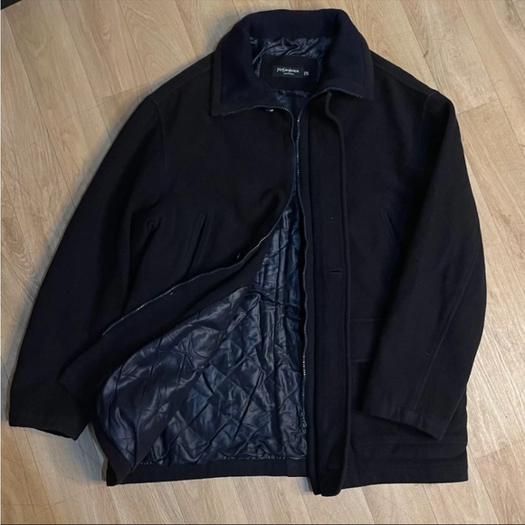 Yves Saint Laurent wool coat